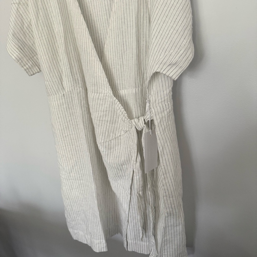 Hudson North White Striped Dress - Picture 6 of 9